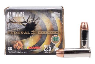 Federal Ammunition 44 Magnum 225 Grain Barnes X Ammo - Box of 20